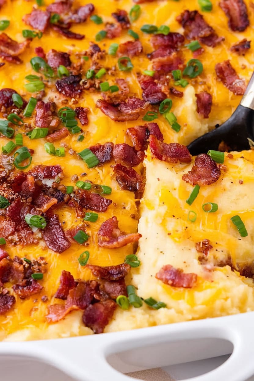Loaded Mashed Potato Casserole