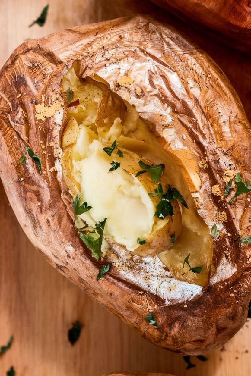 Microwave Baked Potatoes