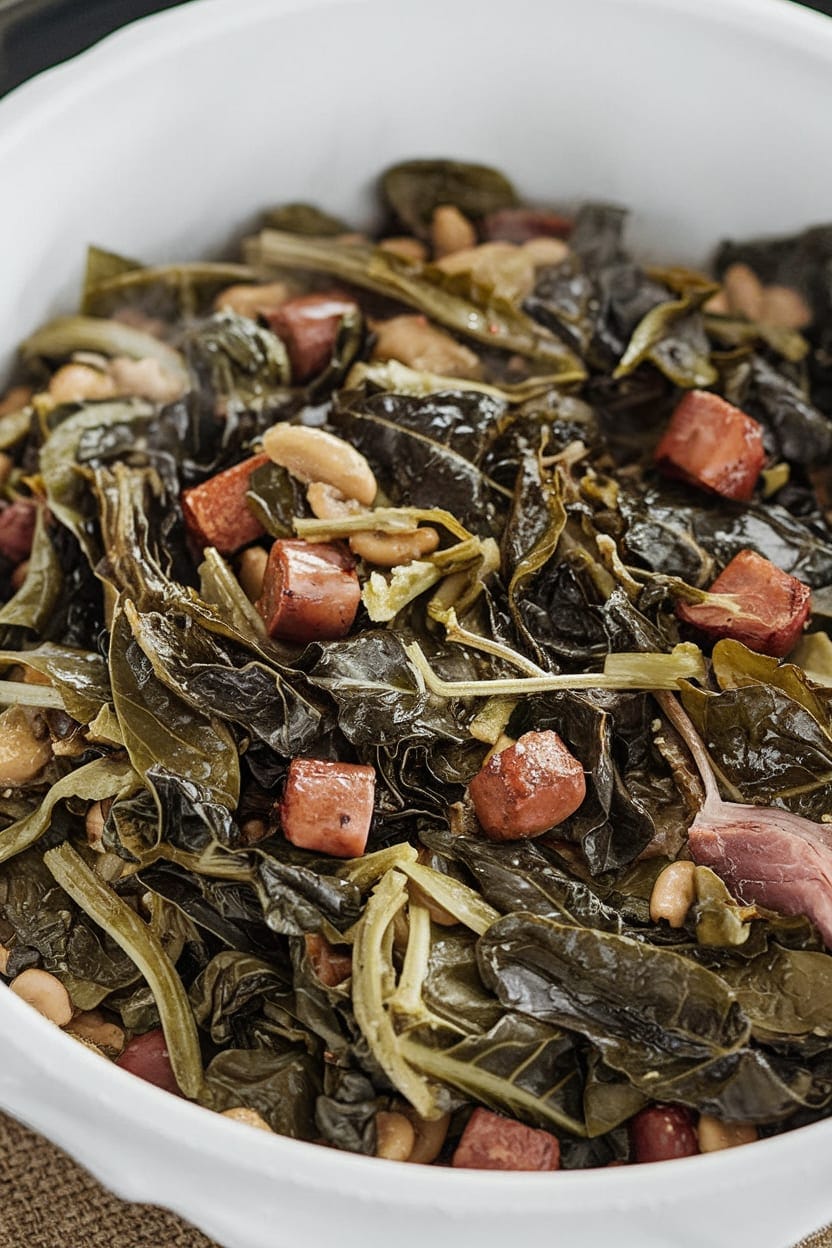 Slow Cooker Collard Greens