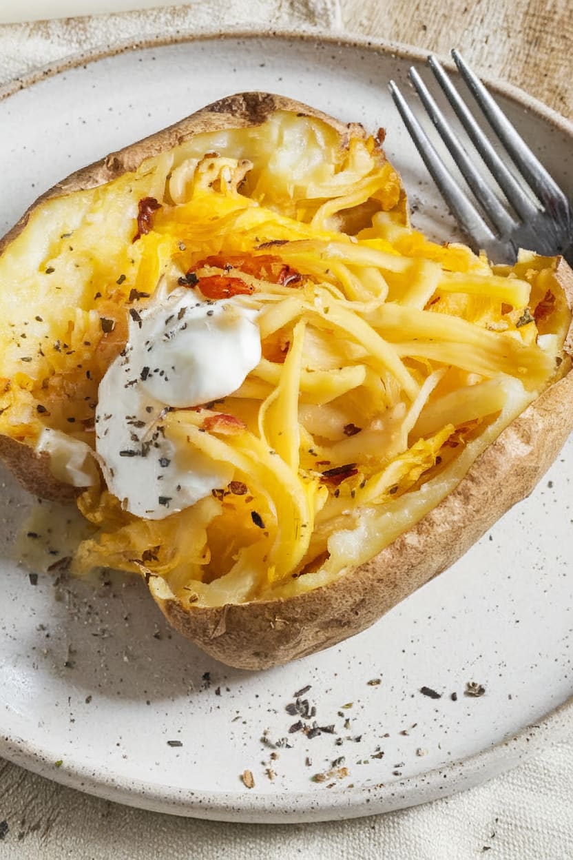 Microwave Baked Potatoes