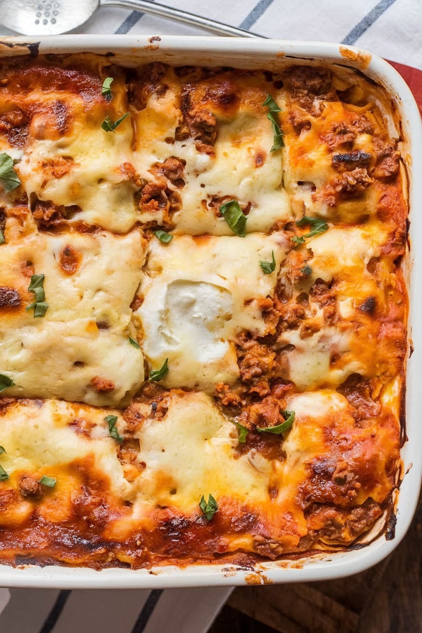 Cottage Cheese Lasagna