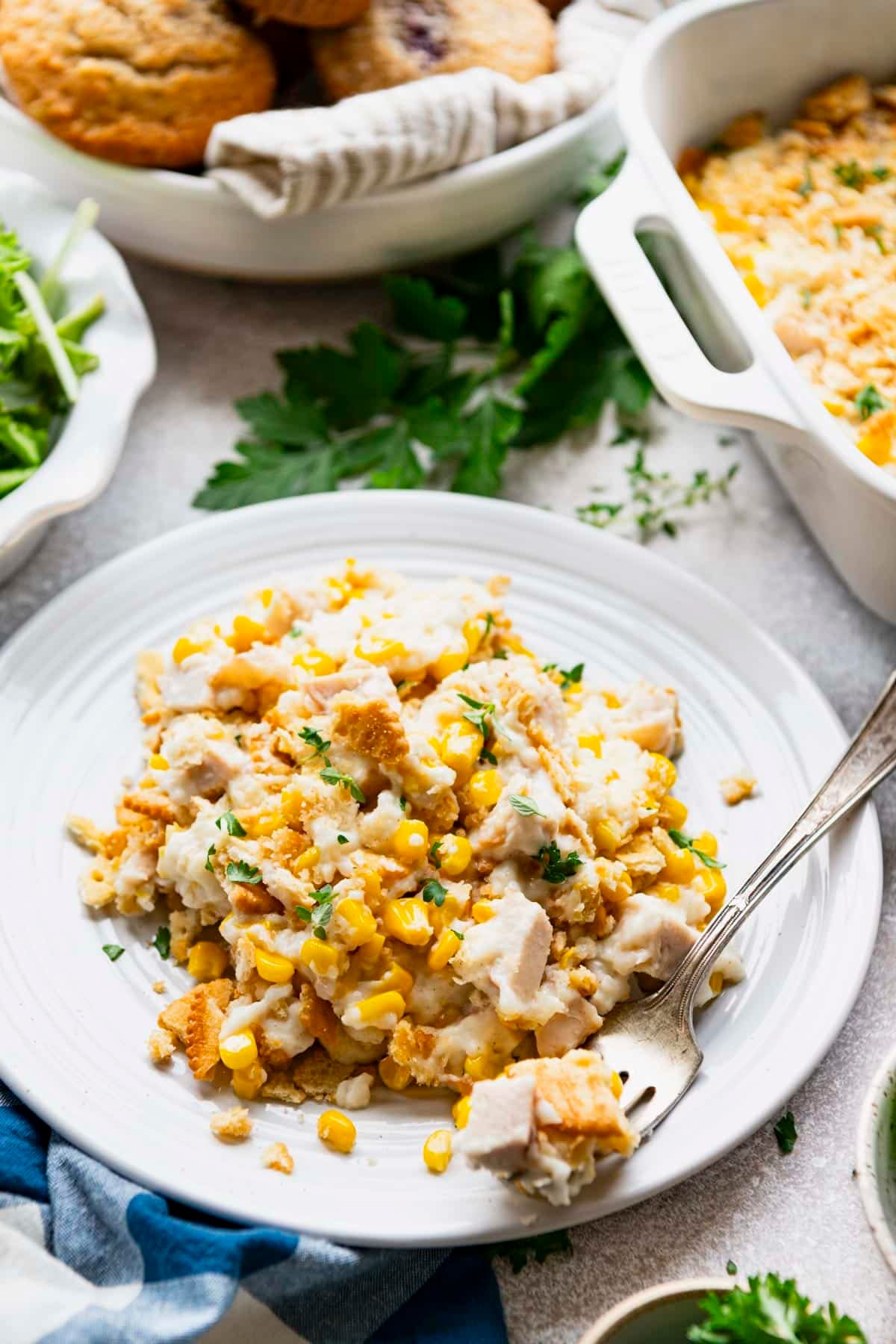 Amish Chicken and Corn Casserole