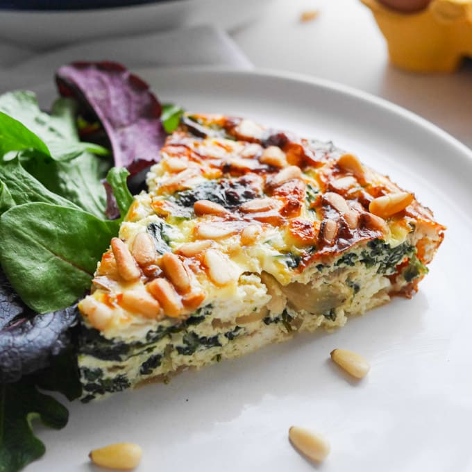 Spinach and Feta Quiche