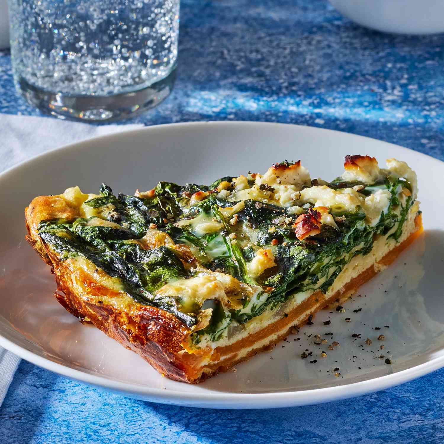Spinach and Feta Quiche