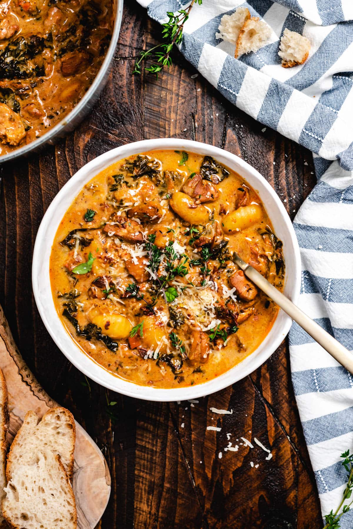 Creamy Chicken Gnocchi Soup