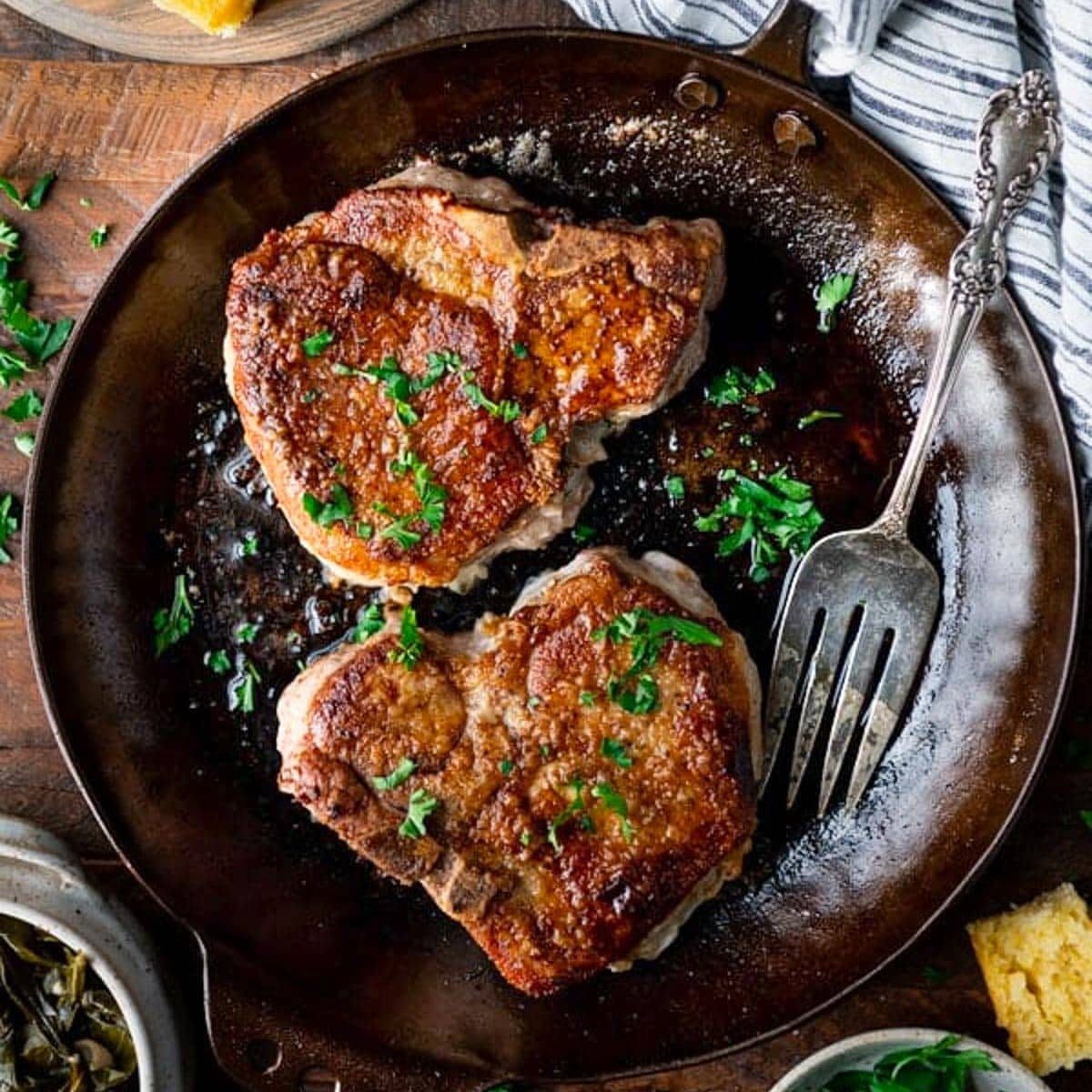 Pan-Fried Pork Chops