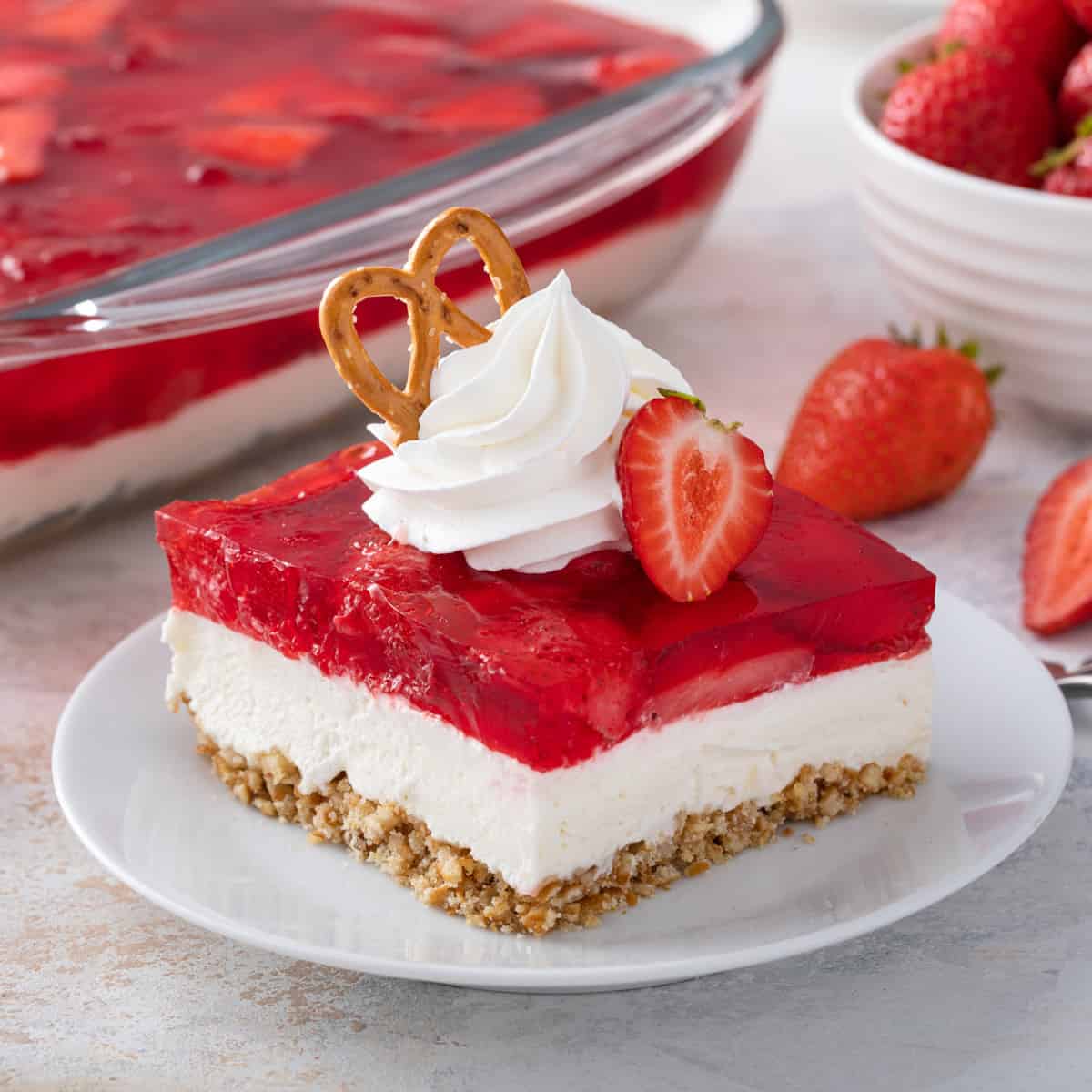 Strawberry Pretzel Salad (no Cool Whip or Jello)