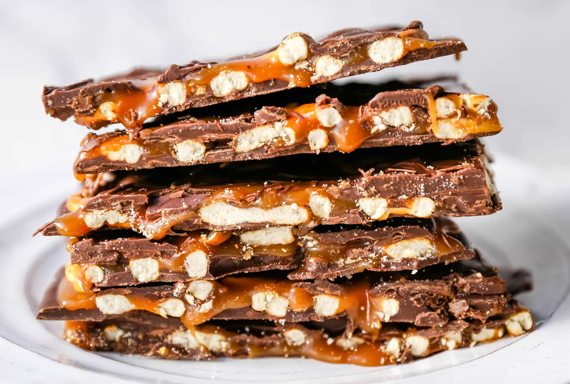 Salted Caramel Pretzel Bark