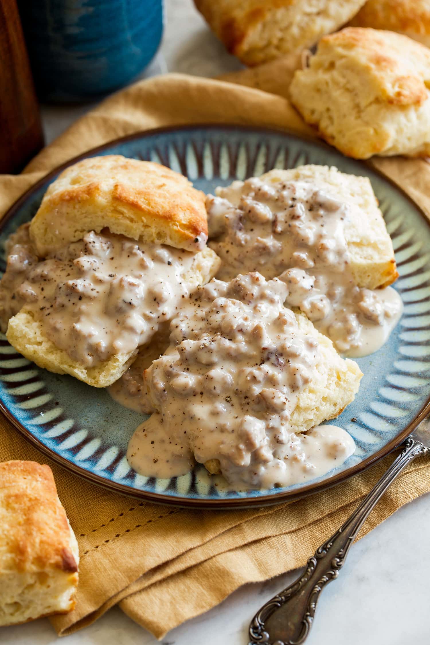 Buttermilk Biscuits and Sausage Gravy