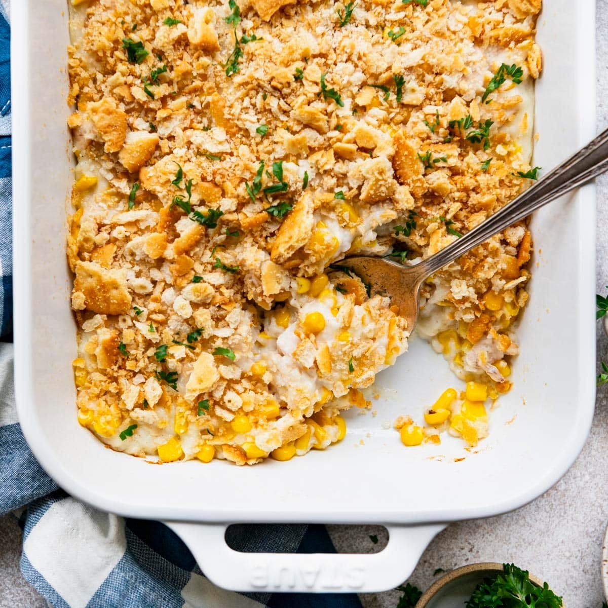 Amish Chicken and Corn Casserole