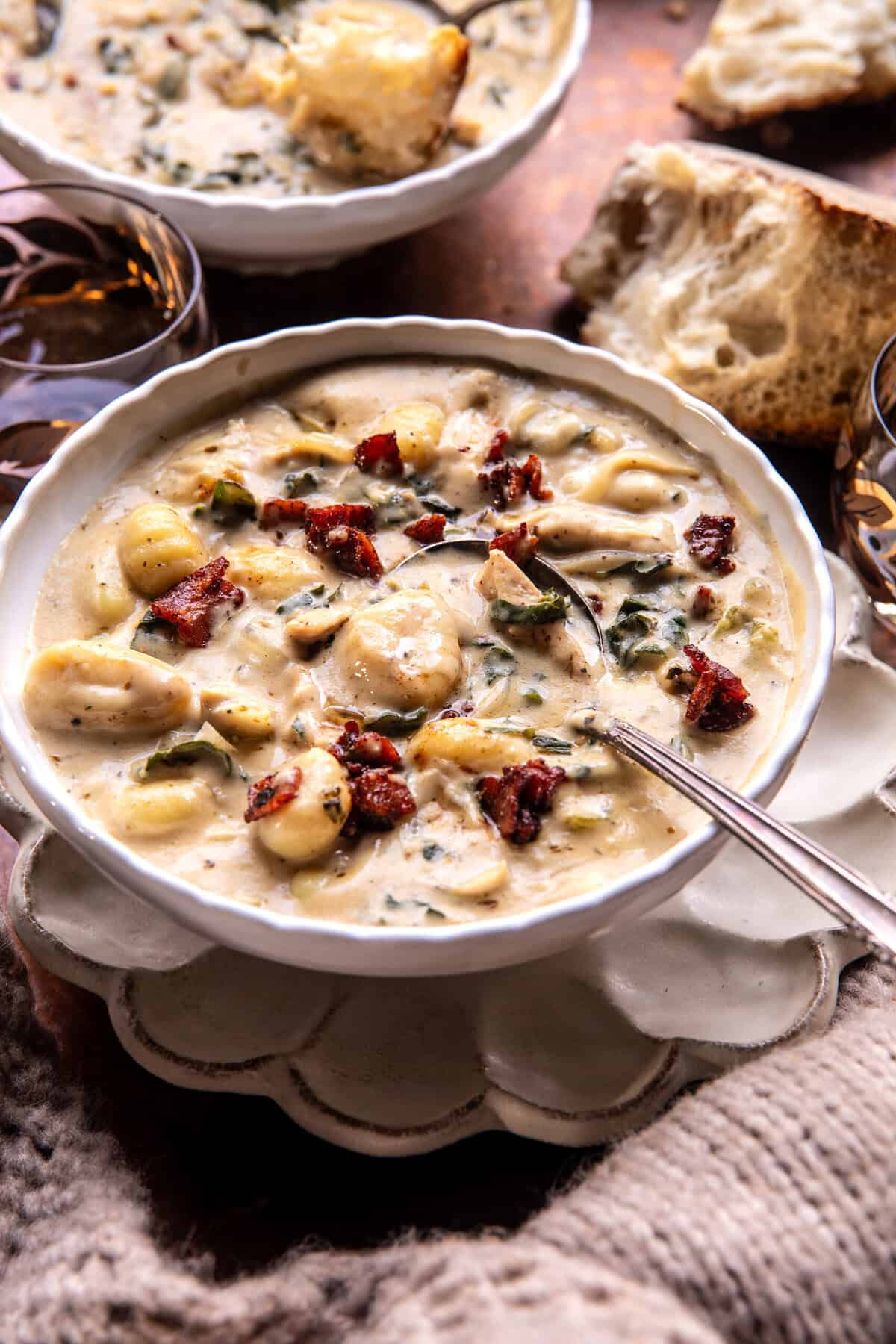 Creamy Chicken Gnocchi Soup