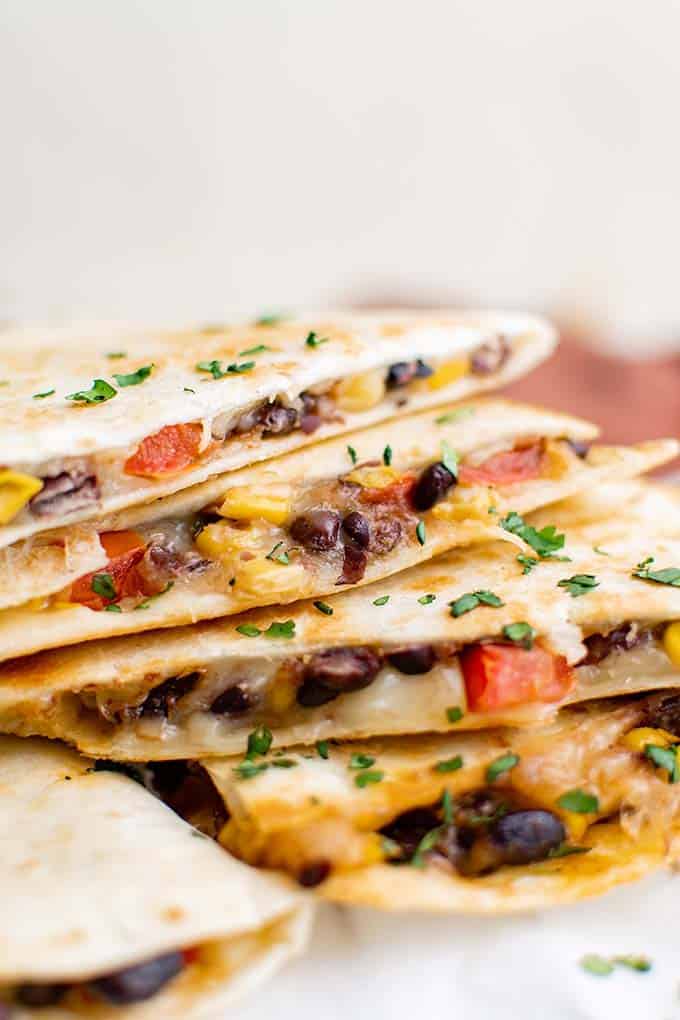 Bean and Cheese Quesadillas