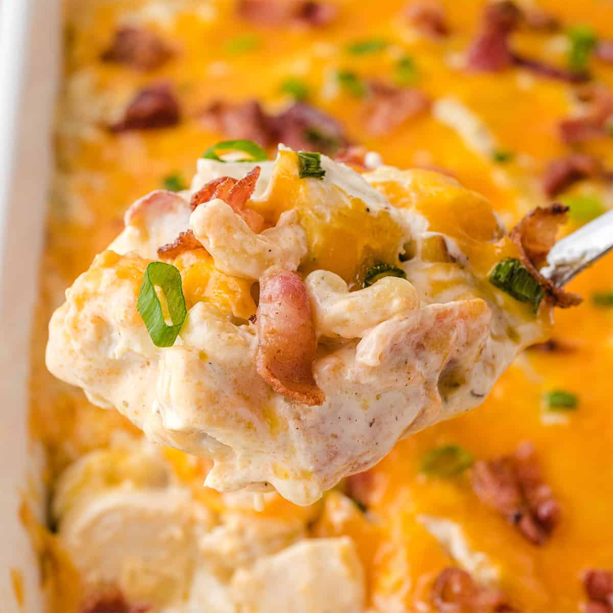 Cheesy Crack Chicken Casserole