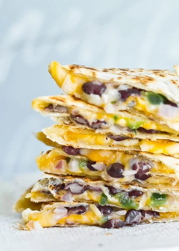 Bean and Cheese Quesadillas