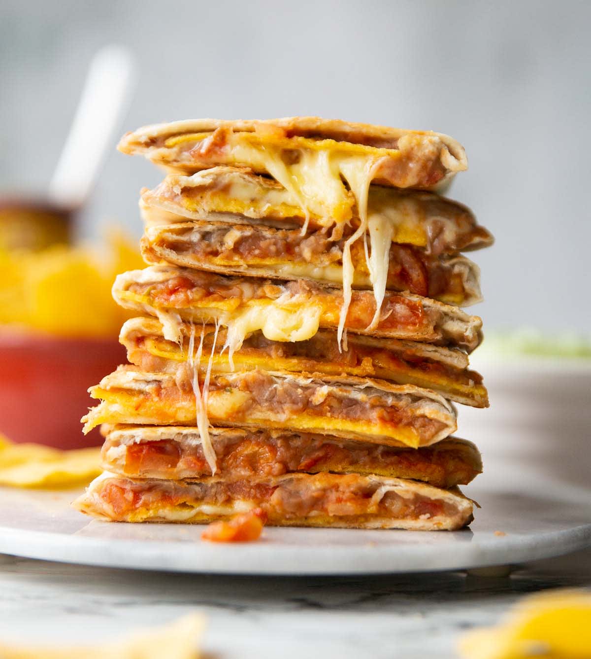 Bean and Cheese Quesadillas