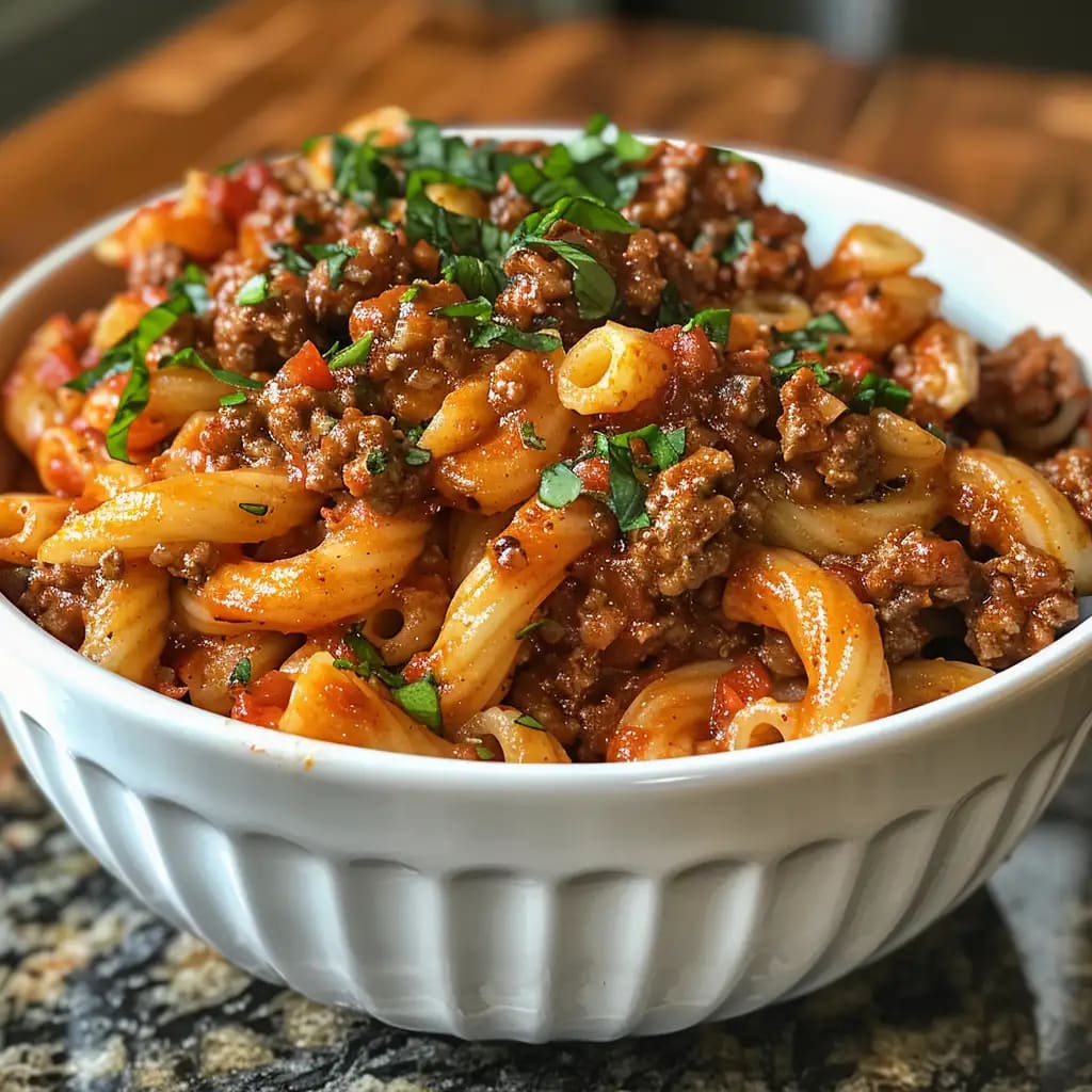 Homemade Easy Beefaroni