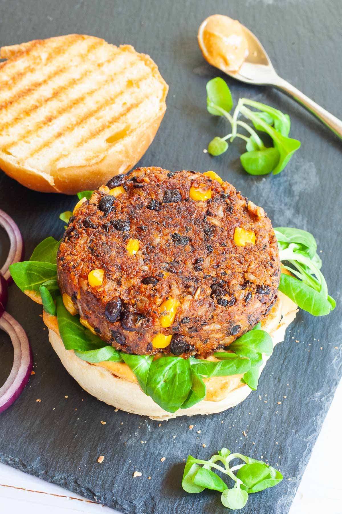 Chipotle Black Bean Burgers