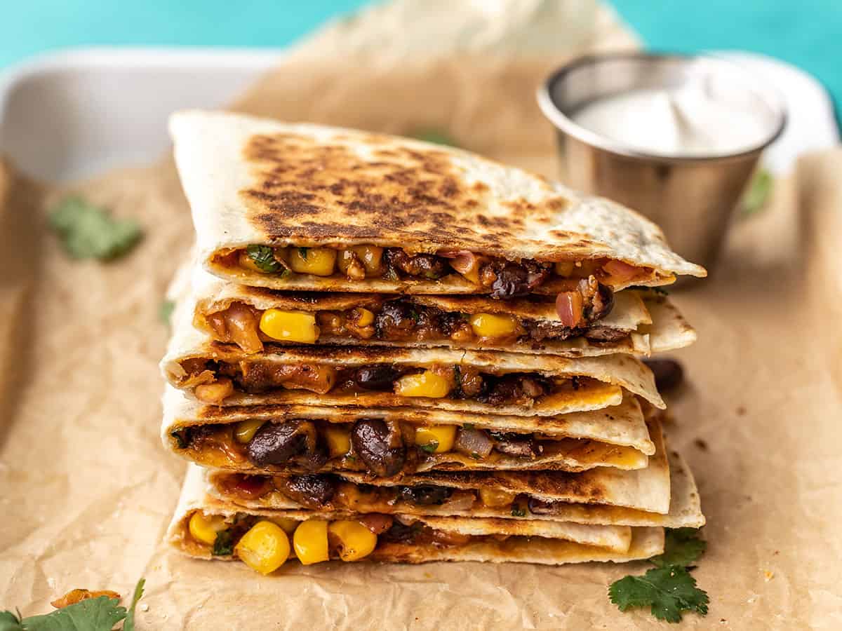 Bean and Cheese Quesadillas