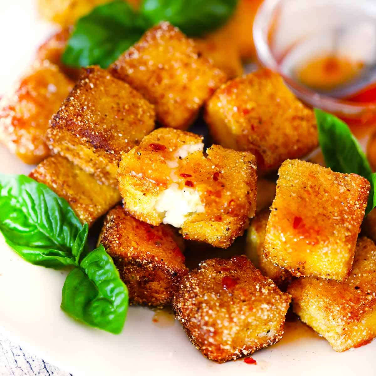 Fried Halloumi Bites