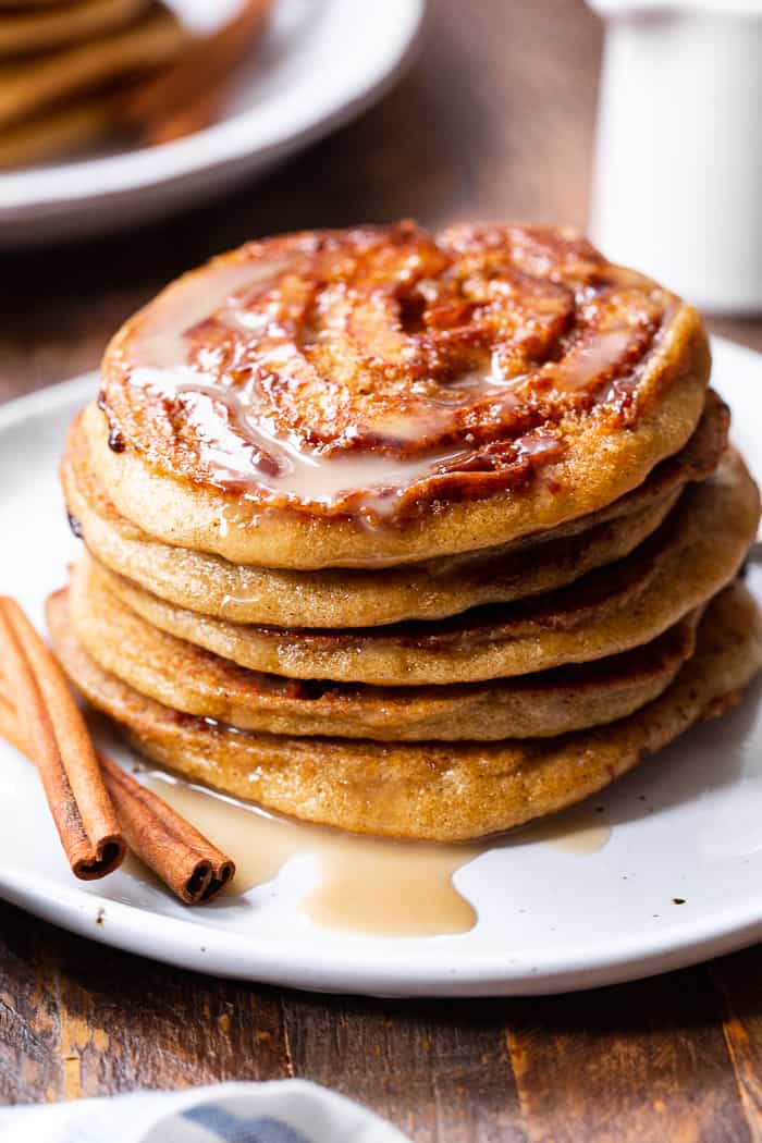 Cinnamon Roll Pancakes