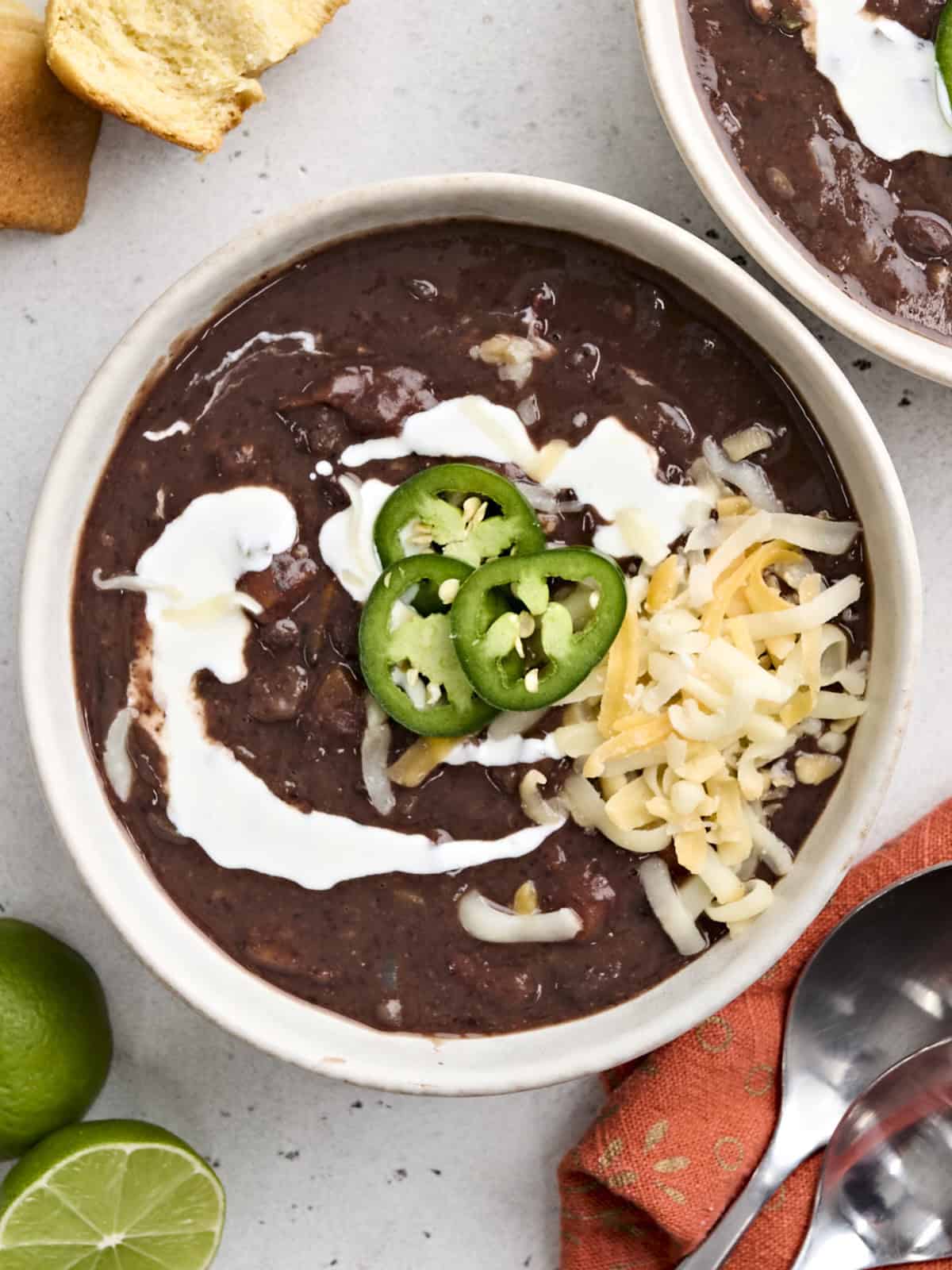 Budget Black Bean Soup