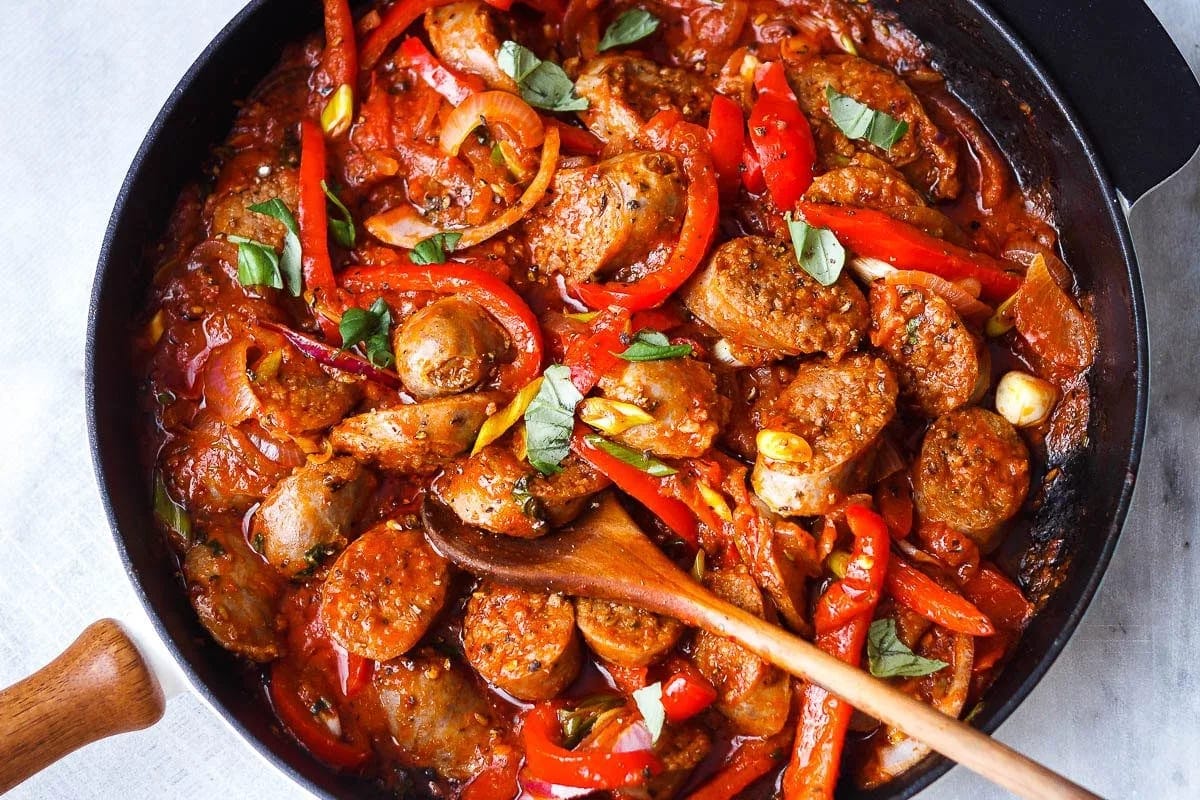 Easy Sausage and Peppers Skillet