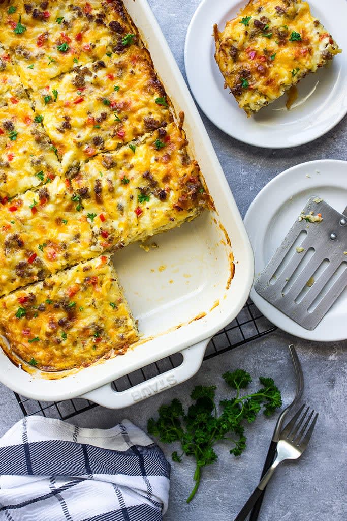 Cheesy Sausage Breakfast Casserole