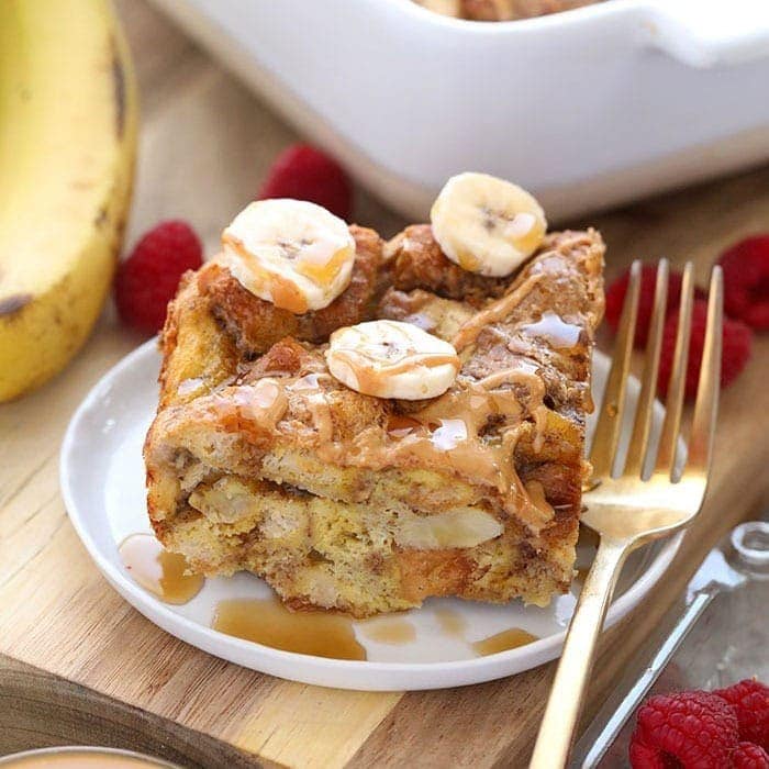 Banana Bread French Toast Bake