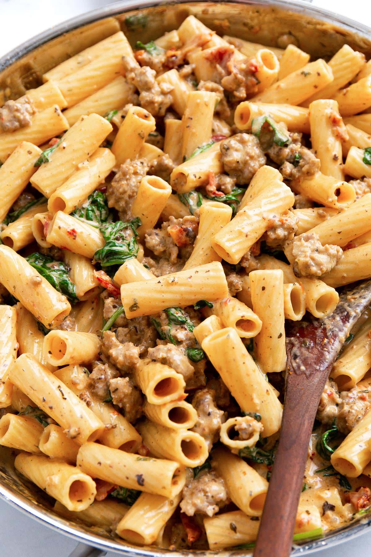 Creamy Tuscan Sausage Pasta