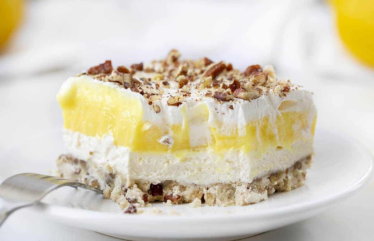 From Scratch Lemon Lush Dessert