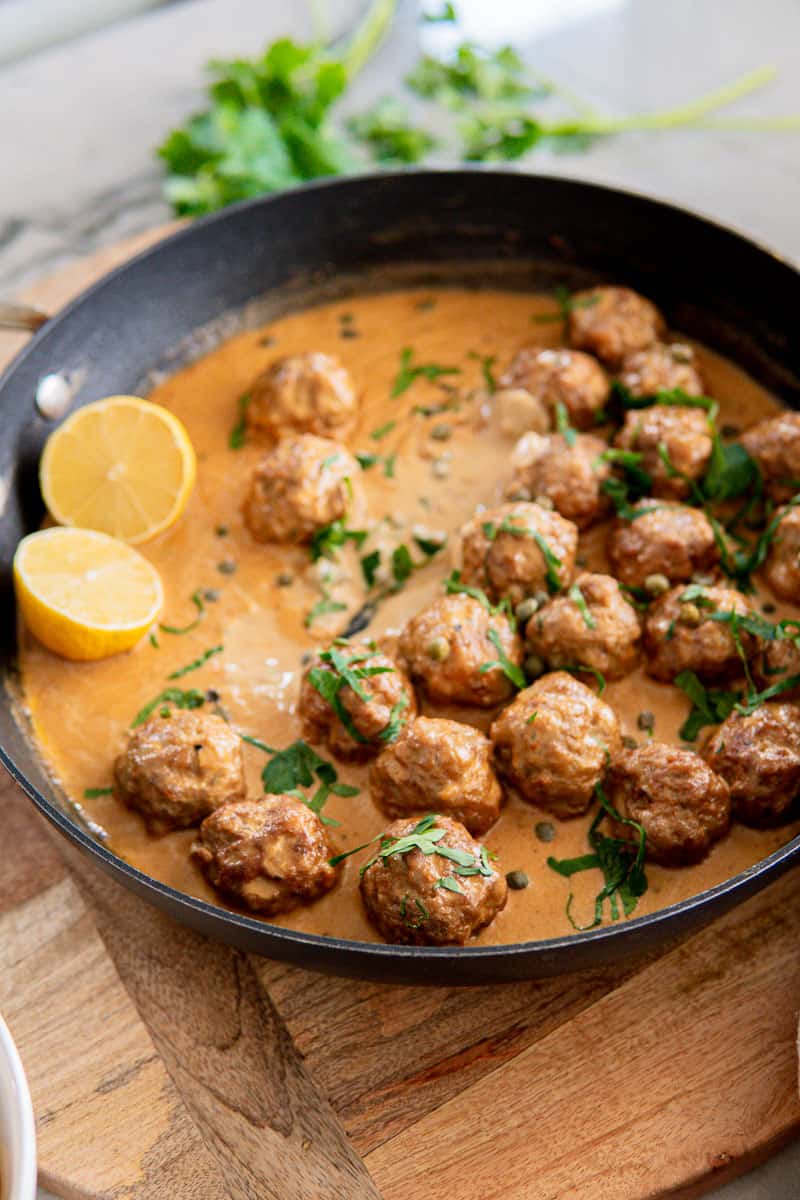 The BEST German Meatballs (Königsberger Klopse)