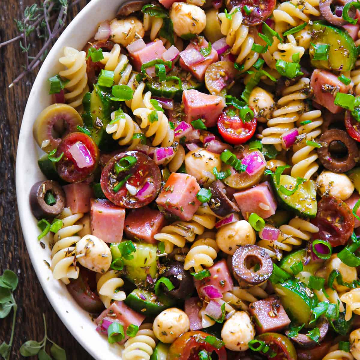 Ham Pasta Salad