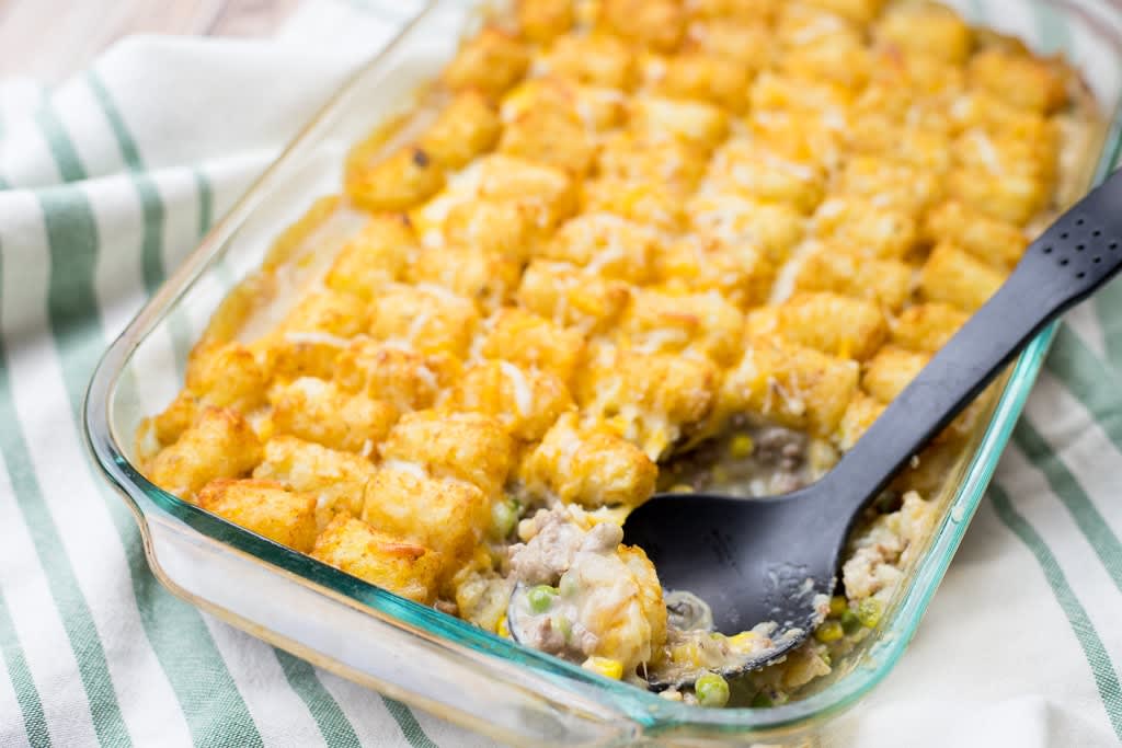 Tater Tot Hotdish