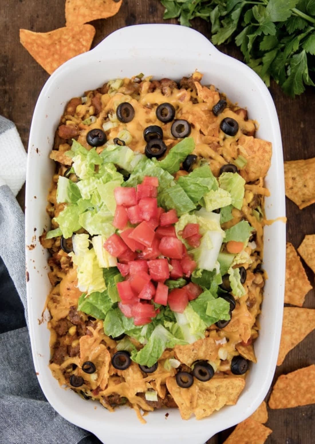 Dorito Taco Salad Casserole