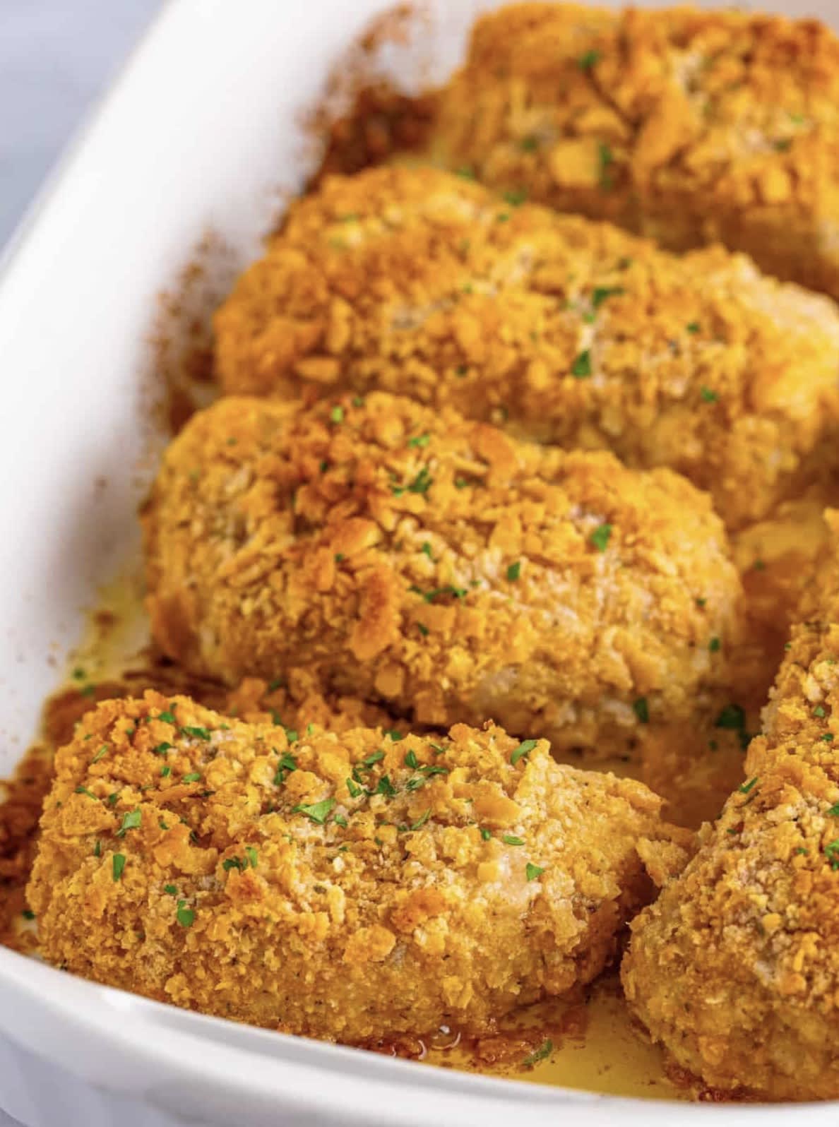 Ritz Cracker Pork Chops