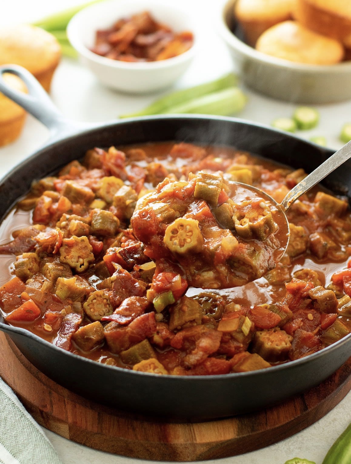 Stewed Okra and Tomatoes