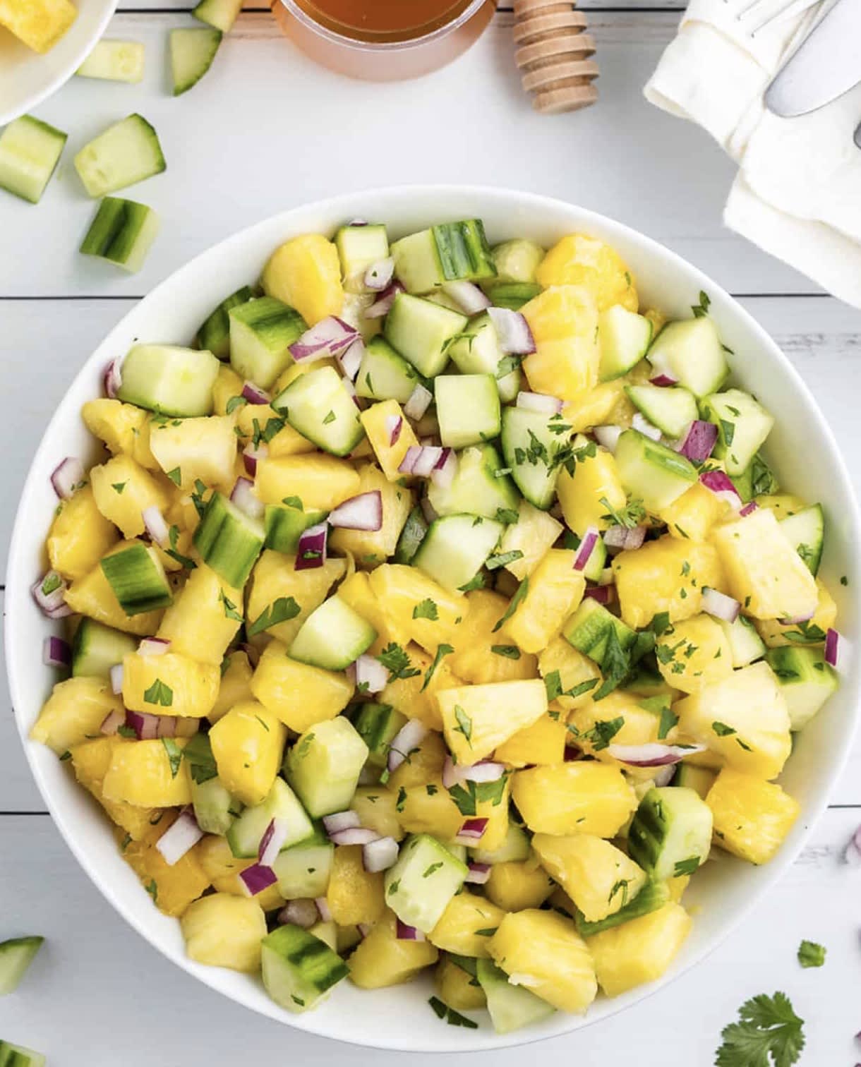 Pineapple Cucumber Salad