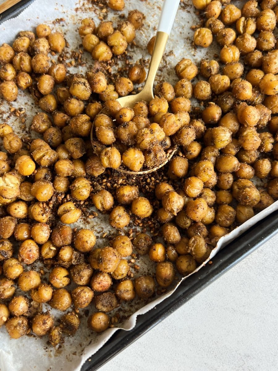 Za’atar Roasted Chickpeas