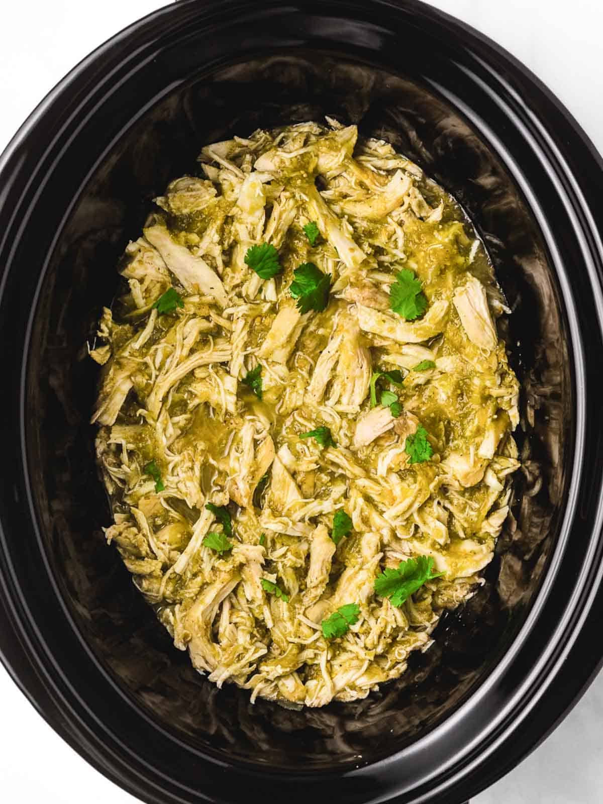 Slow Cooker Salsa Verde Chicken