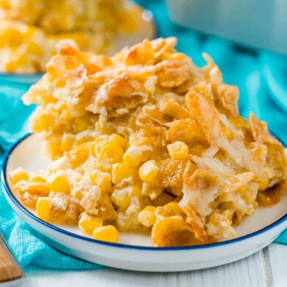 Cheesy Scalloped Corn Casserole