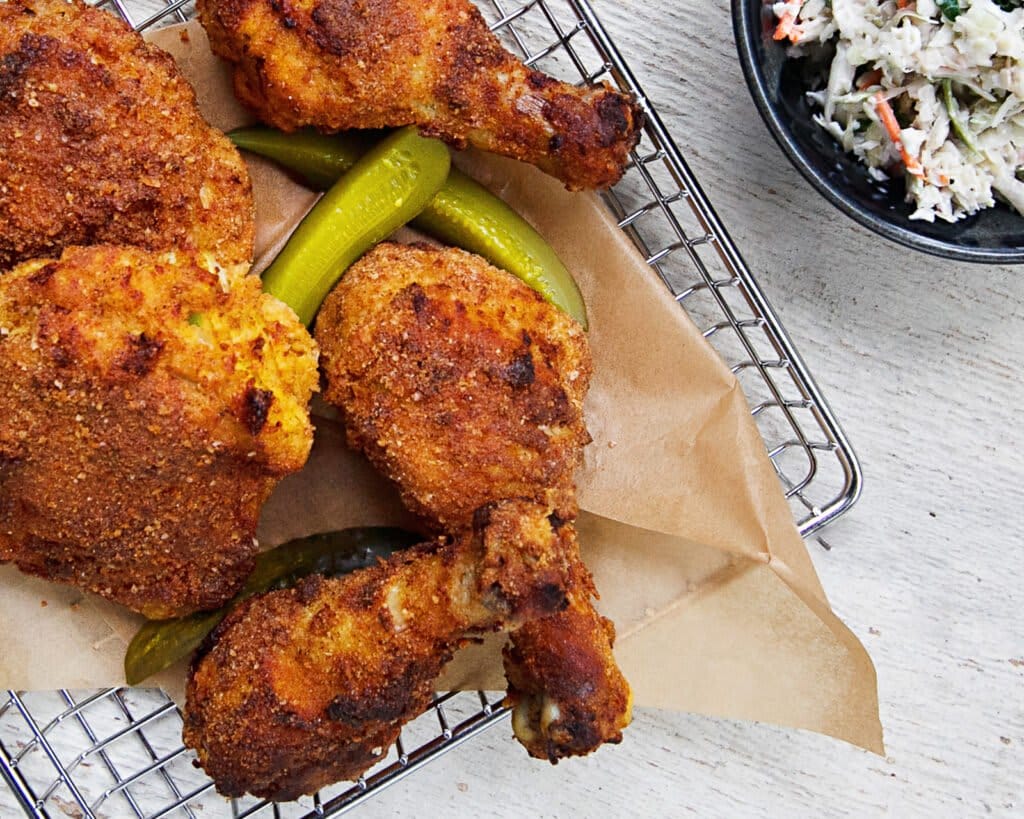 Pickle Brined Fried Chicken