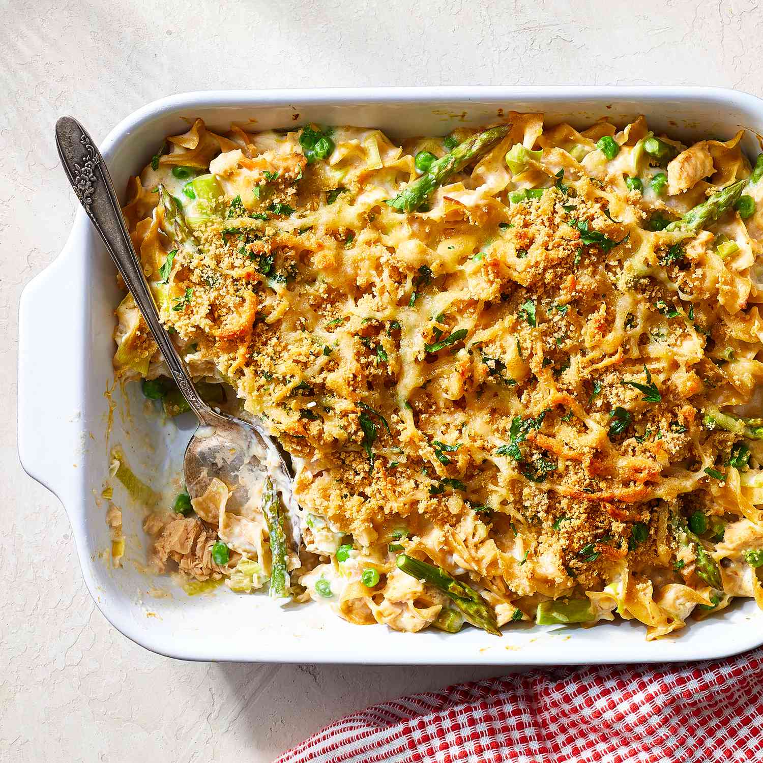 Creamy Salmon Noodle Casserole