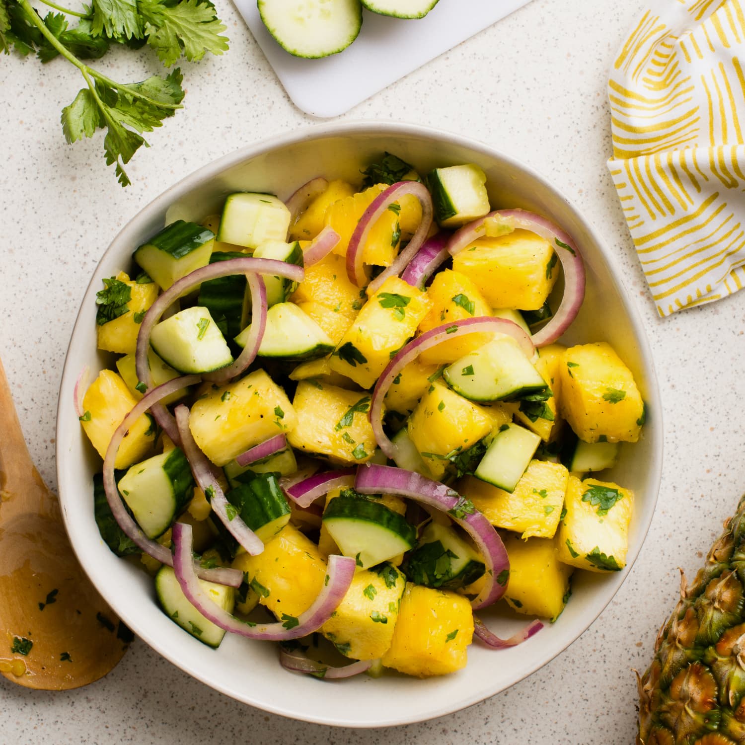 Pineapple Cucumber Salad