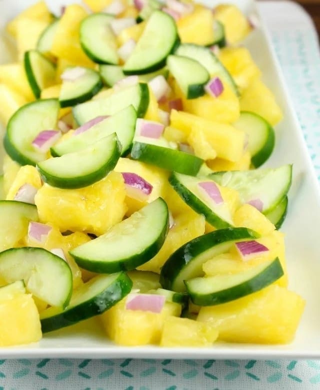 Pineapple Cucumber Salad