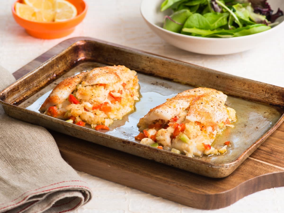 Crab Stuffed Flounder Recipe