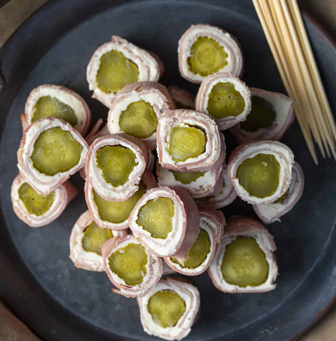 Ham and Pickle Roll Ups