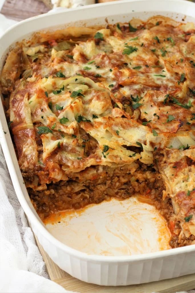 Unstuffed Cabbage Roll Casserole