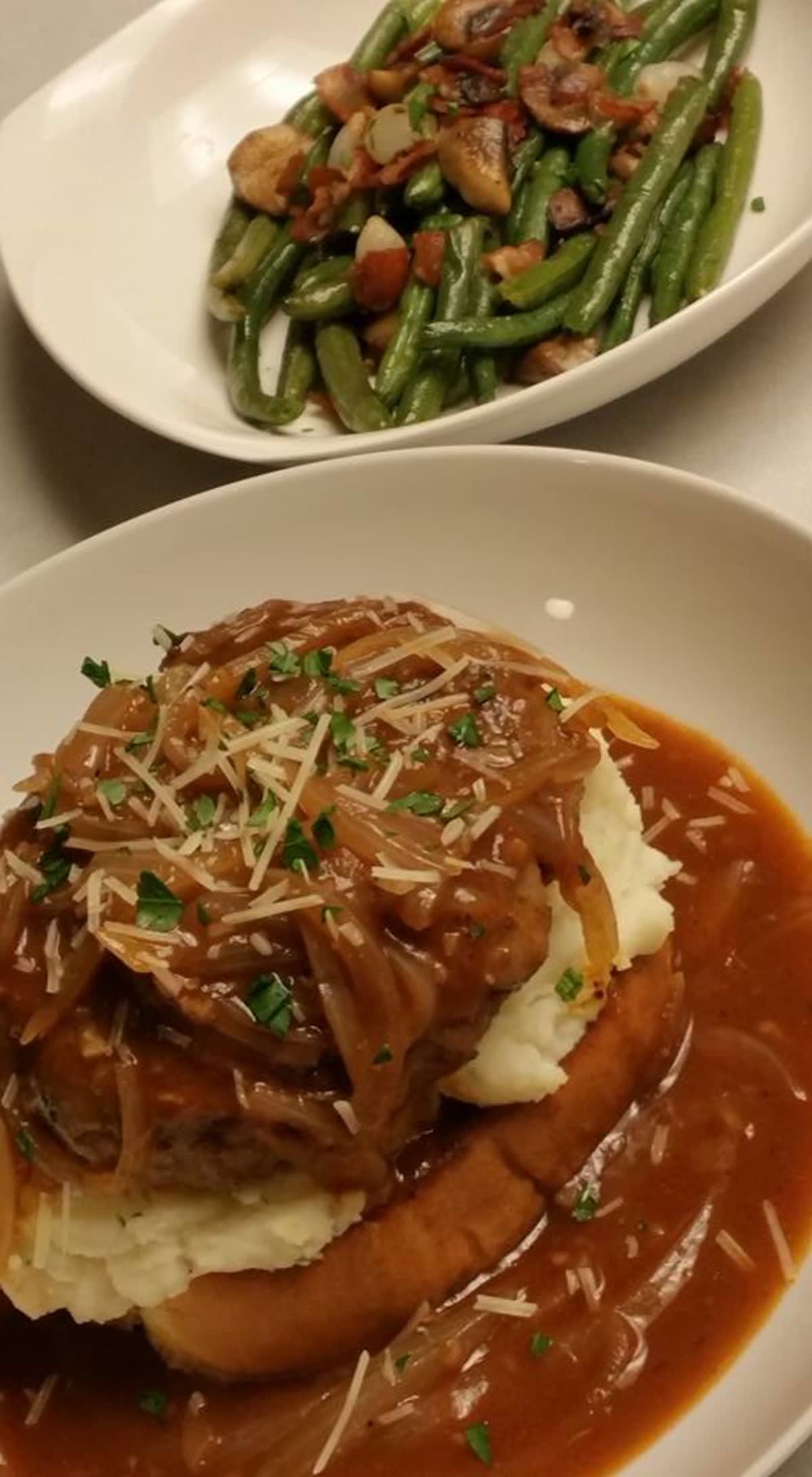 French Onion Salisbury Steaks