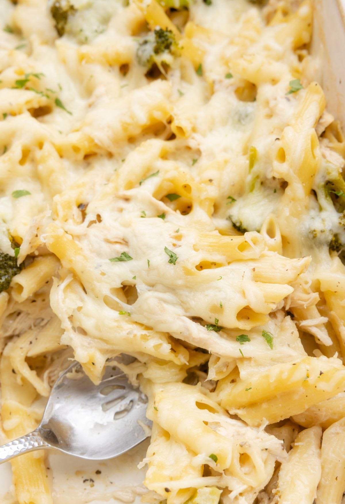 Dump-and-Bake Alfredo Casserole