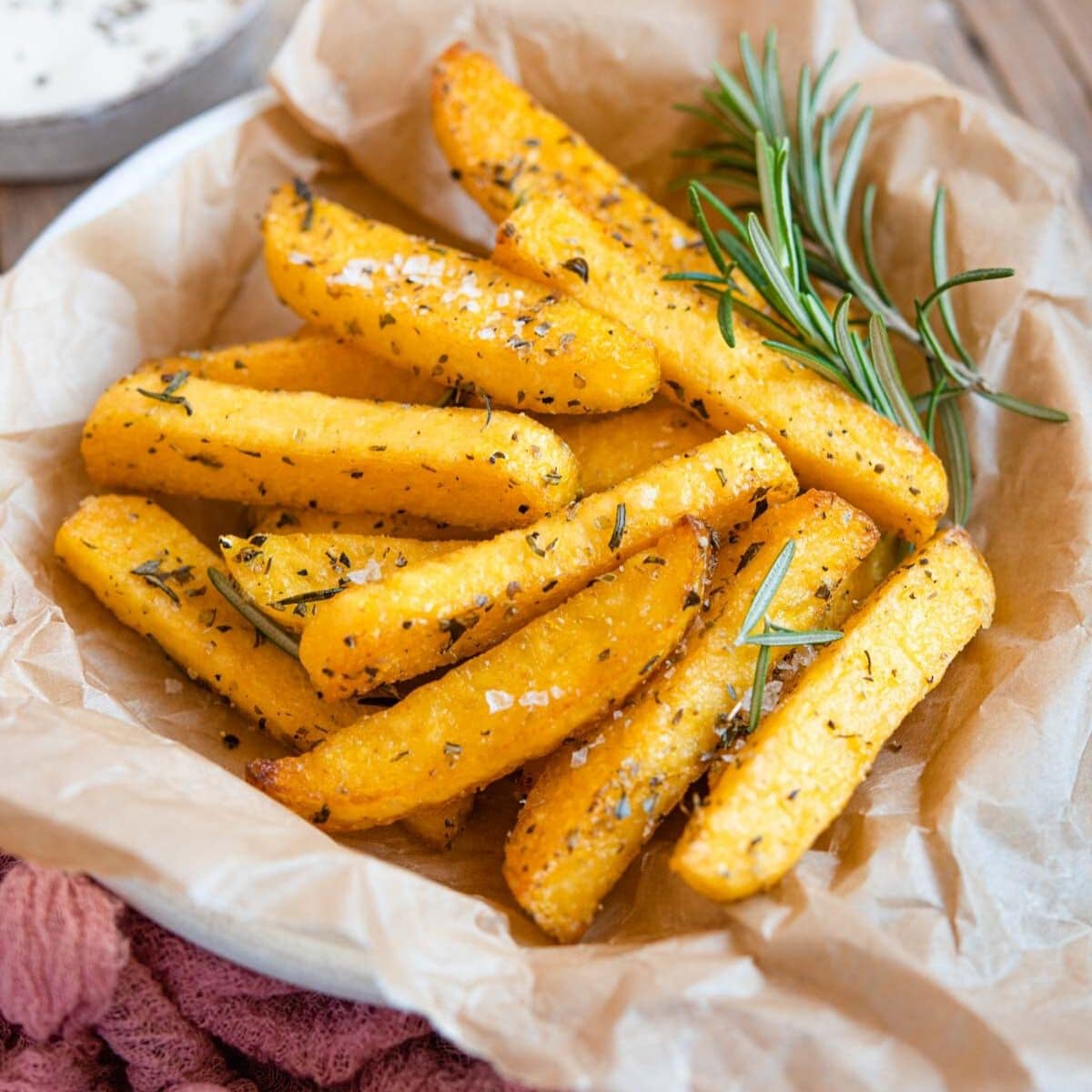 Cheesy Polenta Fries